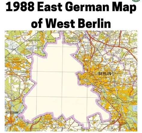 map of west germany 1988.